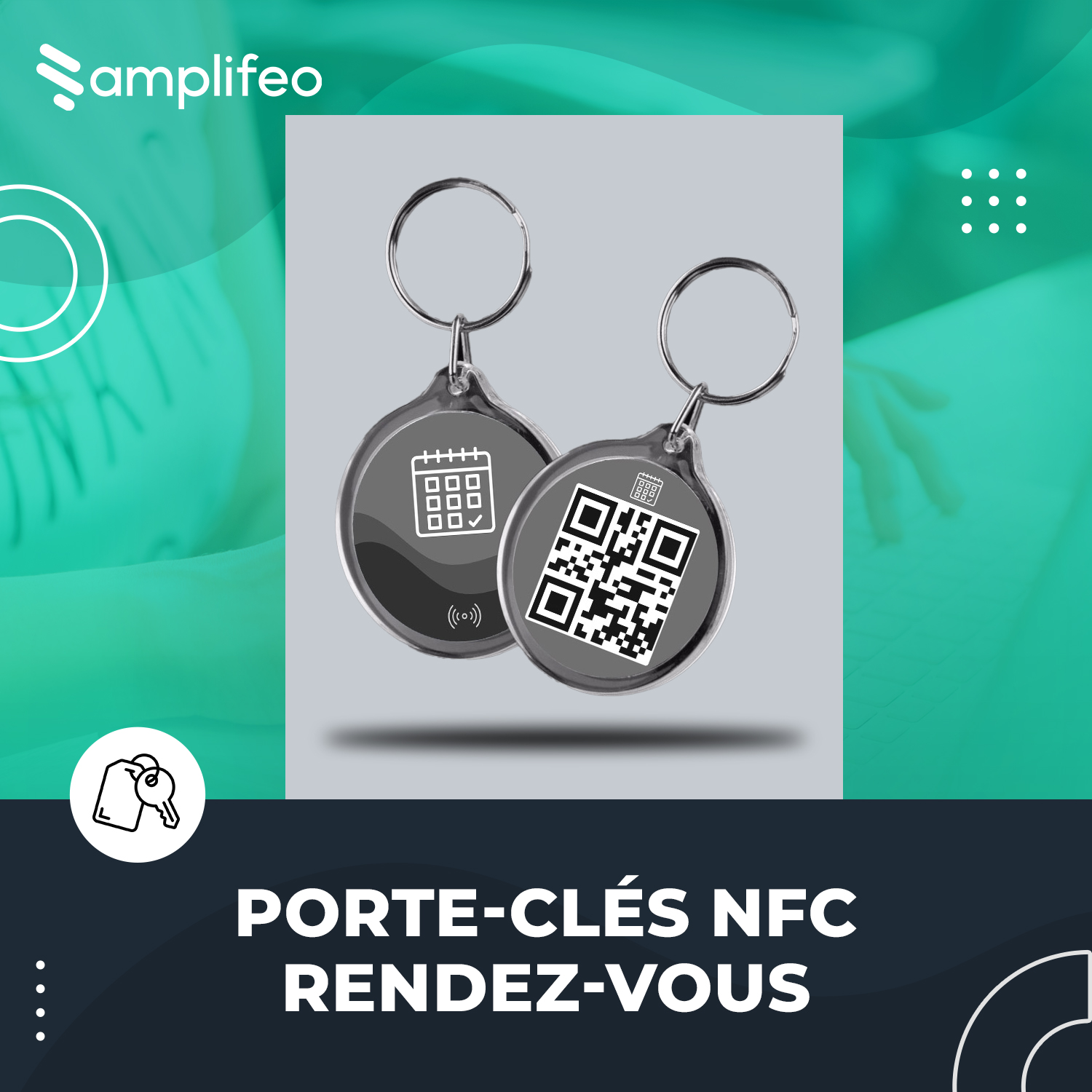 Porte-clés NFC Rendez-vous