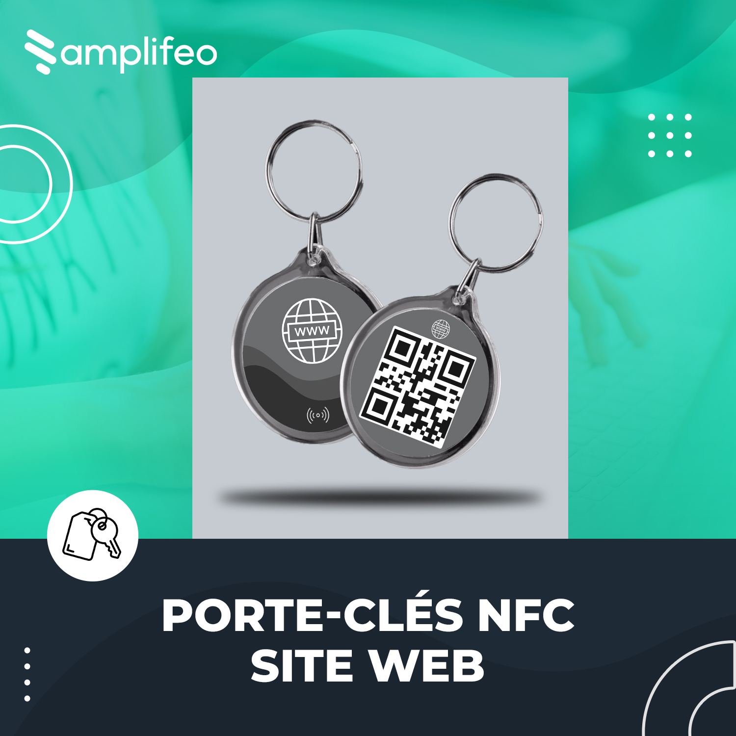 Porte-clés NFC Site Web